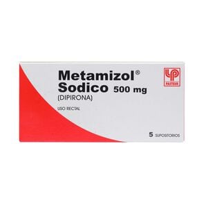 Metamizol 500 mg 5 supositorios - Pasteur