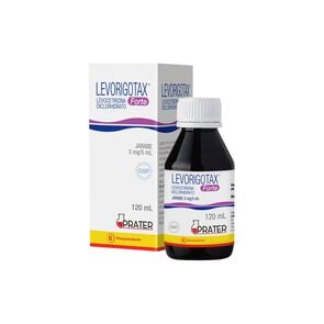 Levorigotax Forte Levocetirizina 5 mg/5mL Jarabe 120 mL - Prater