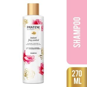 Product image of Shampoo Nutrient Blends Control de Frizz Instantáneo Pantenol & Extracto de Rosa 270 ml - Pantene nutrients