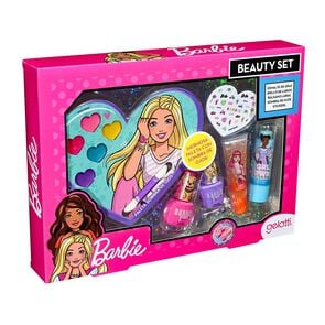 Set de Maquillaje Barbie 2 Esmalte+Paleta Sombra+Gloss+Lip Balm - Gelatti