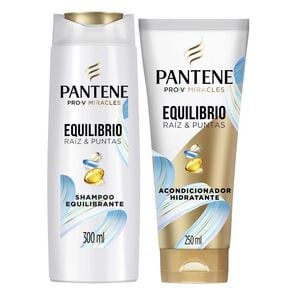 Pack Shampoo y Acondicionador Pro-V Miracles Equilibrio 300ml + 250ml - Pantene