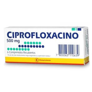 Product image of Ciprofloxacino 500 mg 6 Comprimidos - Mintlab