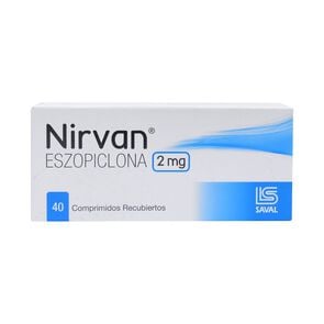 Product image of Nirvan Eszopiclona 2 mg 40 Comprimidos - Saval