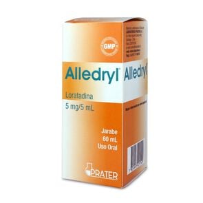 Product image of Alledryl Loratadina 5 mg / 5 mL Jarabe 60 mL - Merck