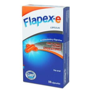 Flapex-E Pancreatina 100 mg 10 Cápsulas - Andromaco etico