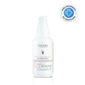 Capital Soleil Fluido Con Color Spf50+ Uv Age Daily 40 ml - Vichy