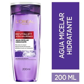 Product image of Revitalift Ácido Hialurónico Agua Micelar Hidratante Sin Sensación Grasosa 200 mL - Loreal