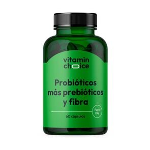 Product image of Probióticos + prebióticos y fibra - 60 cápsulas - Vitamin choice