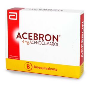 Acebron Acenocumarol 4 mg 20 Comprimidos Ranurado - Recalcine