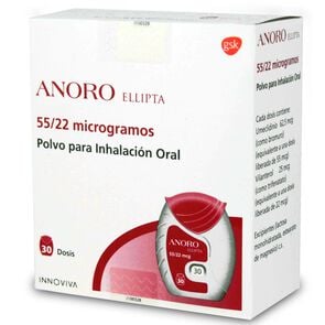 Anoro Ellipta Umeclidinio 62,5 mcg Inhalador Bucal 30 Dosis - Glaxo