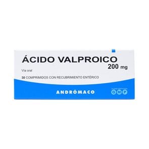 Ácido Valproico 200 mg 30 Comprimidos - Andromaco