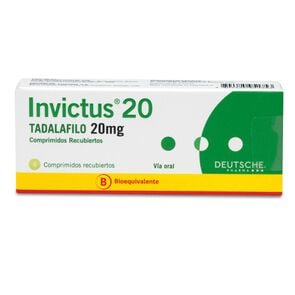 Invictus Tadalafilo 20 mg 4 Comprimidos Recubiertos - Deutsche pharma