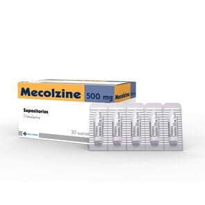 Mecolzine Mesalazina 500 mg 30 Supositorios - Faes farma chile