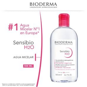 Sensibio H2O agua micelar para Piel sensible 500ml - Bioderma