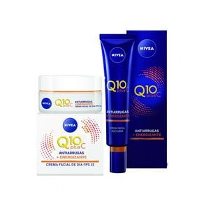 Product image of Estuche Q10 Plus Crema Antiarrugas + Crema Facial Día 50 mL + Crema Noche 40 mL - Nivea