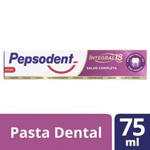 Integral 18 Salud Completa Antibacterial Zinc Mineral 75ml - Pepsodent