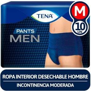 Ropa interior desechable Pants Men Talla M X10 - Tena