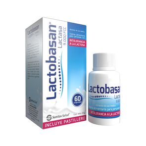 Product image of Lactobasan 9000 FCC Lactasa 60 Comprimidos - Sanitas