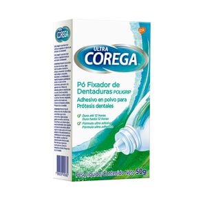 Adhesivo en Polvo para Protesis Dentales 50 gr - Corega