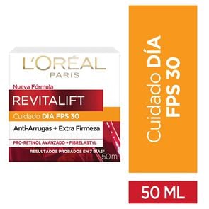 Product image of Revitalif Crema Rostro Cuidado Día Fps 30 Pro-Retinol Elasti-Flex 50 mL - Loreal