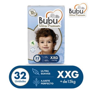 Product image of Pañales Ultra Premium XXG.32 - Bubu