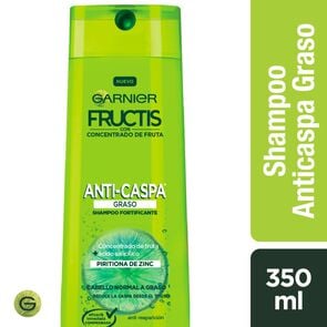 Product image of Shampoo Fortificante Anticaspa Cabello graso 350 mL - Fructis