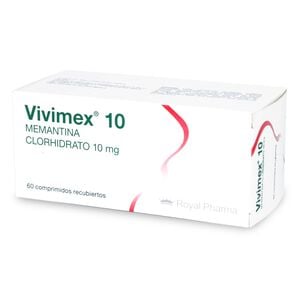 Product image of Vivimex Memantina 10 mg 60 Comprimidos Recubiertos - Royal pharma