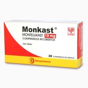 Monkast Montelukast 10 mg 28 Comprimidos Recubiertos - Pasteur