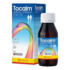 Tocalm Adulto Ambroxol 30 mg/5mL Jarabe 100 mL - Prater