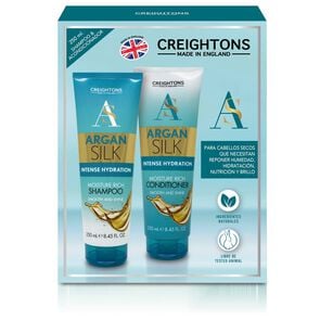 Shampoo Argan Silk 250ml + Acondicionador Argan Silk 250ml - Creightons