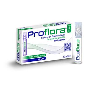 Proflora Suspensión Bebible Oral 5mL 10 Minibotellas - Sanitas