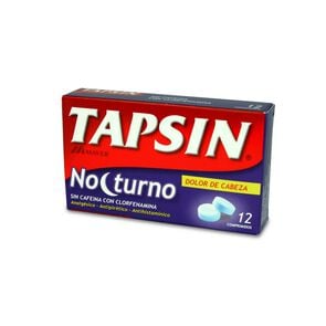 Tapsin Nocturno Paracetamol 500 mg 12 Comprimidos - Maver