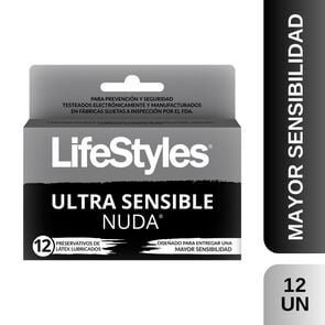 LifeStyles Ultra Sensible Nuda 12 Preservativos