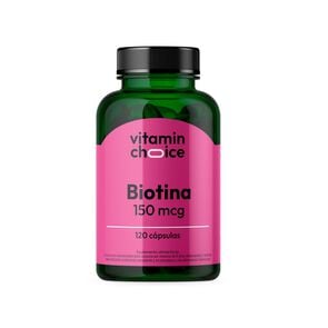 Biotina 150 Mcg 120 Cápsulas - Vitamin choice