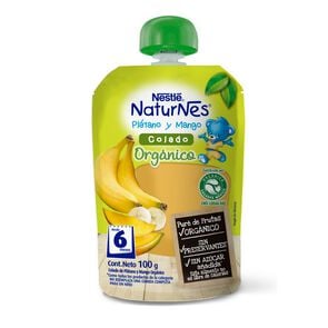 Compota Orgánica Plátano Mango 100g - Naturnes