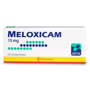 Product image of Meloxicam 15 mg 10 Comprimidos - Mintlab