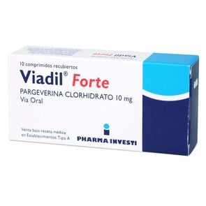 Viadil Forte Pargeverina 10 mg 10 Comprimidos - Pharma investi