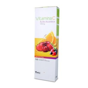 Vitamina C Ácido Ascórbico 100 mg 10 Comprimidos - Genericos varios