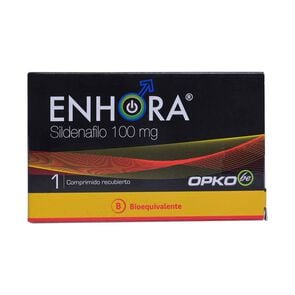 Enhora Sildenafilo 100 mg 1 Comprimido - Opko