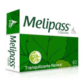 Product image of Melipass Melissa 127,5 mg Passiflora 127,5 mg 60 Cápsulas - Knop natural