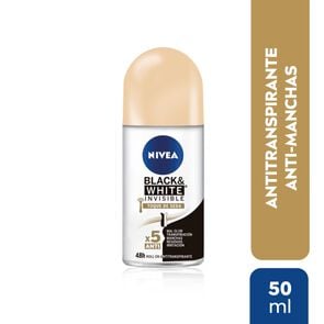 Product image of Desodorante Roll On Black & White Toque De Seda 50 mL - Nivea