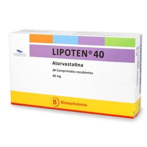 Lipoten Atorvastatina 40 mg 28 Comprimidos Recubiertos - Exeltis