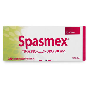 Spasmex  Trospio Cloruro 30 mg 30 Comprimidos Recubierto - Rider