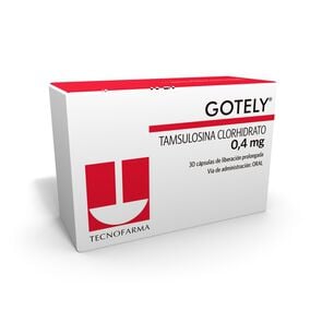 Gotely Tamsulosina 0,4 mg 30 Cápsulas de Liberación Prolongada - Tecnofarma