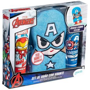 Product image of Set de Baño con Guante licencia Marvel Capitán América - Gelatti