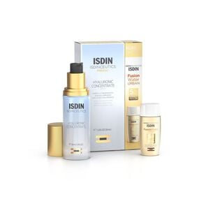 Set Sérum Hyaluronic Concentrate 30 ml + Fotoprotector Fusion Water Urban SPF 30 10 ml - Isdin