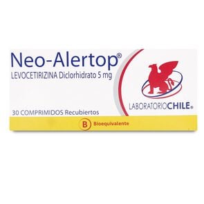 Neo-Alertop Levocetirizina 5 mg 30 Comprimidos Recubiertos - Chile marcas