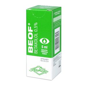 Beof Betaxolol 0,5% Solución Oftálmica 5 mL - Saval