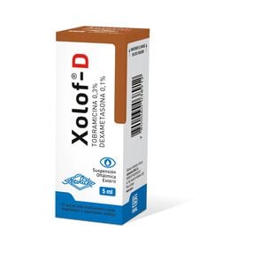 Product image of Xolof-D Tobramicina 0,3% Solución Oftálmica 5 mL - Saval