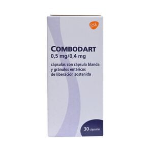 Combodart 0,5/0,4 Dutasteride 0,5 mg Tamsulosina 0,4 mg 30 Cápsulas Blandas - Glaxo